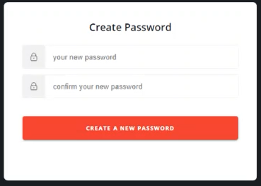 Create Password Window